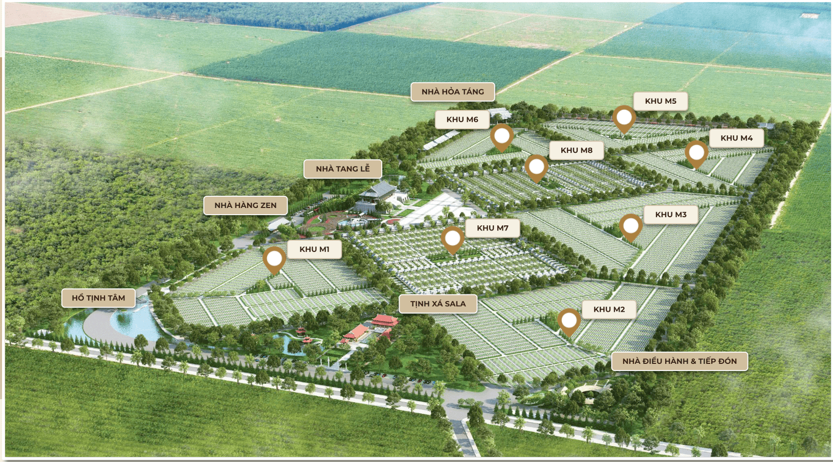 Mặt bằng quy hoạch tổng thể Sala Garden