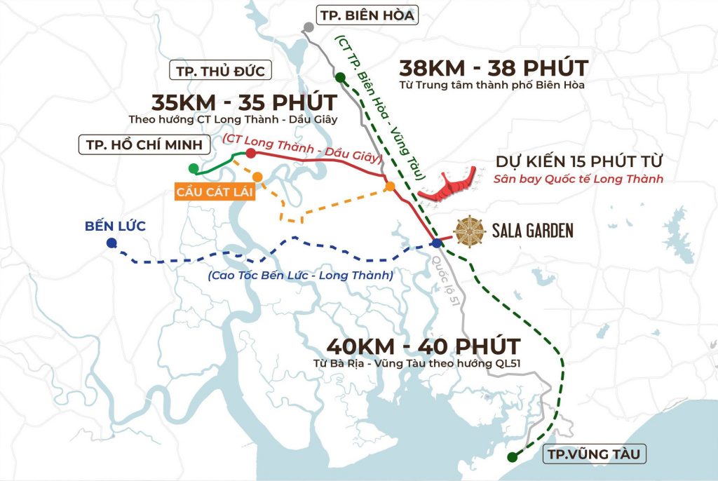 Bản đồ vị trí Sala Garden